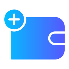 Fototapeta premium top up gradient icon