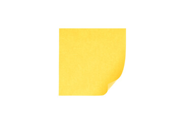 Yellow blank post-it notes.