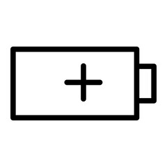 battery line icon