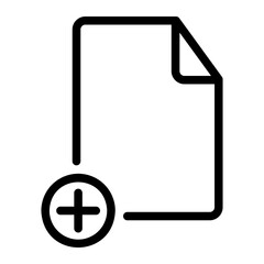 Fototapeta premium file line icon