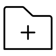 new folder line icon