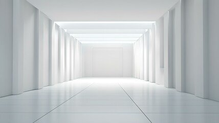Weißer Heller Raum, Abstract, Galerie, Architektur,