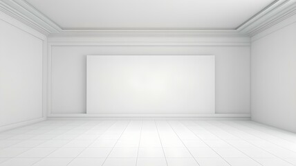 Wei&szlig;er Heller Raum, Abstract, Galerie, Architektur,