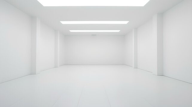 Wei&szlig;er Heller Raum, Abstract, Galerie, Architektur,