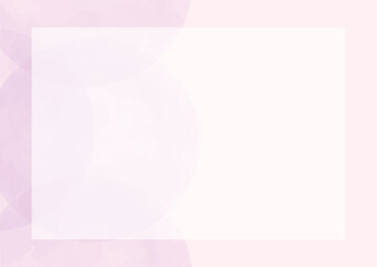 Obraz premium 水彩風 シンプル 丸いモチーフ 背景 素材