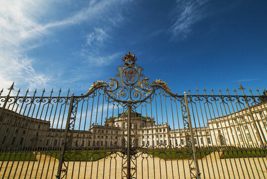 Palazzina di caccia di Stupinigi, former Savoy hunting lodge designed by architect Filippo Juvarra 1729. Torino, Italy, Europe