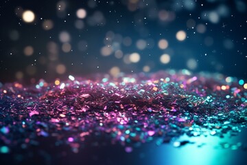 background image with glitter Generative AI