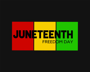 Illustration vector graphic of banner background juneteenth freedom day celebration