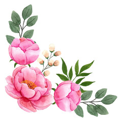 Fototapeta na wymiar Beautiful Flower, floral bouquet Clip art Element Transparent Background