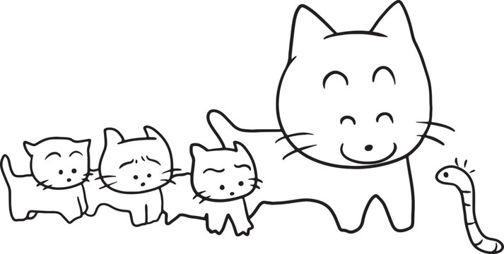 cat cartoon cute kawaii anime illustration clipart character chibi drawing manga