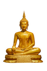 Buddha image on Isolate on transparent background PNG file