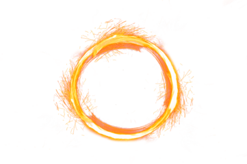 circle light frame transparent background Isolate on transparent background PNG file