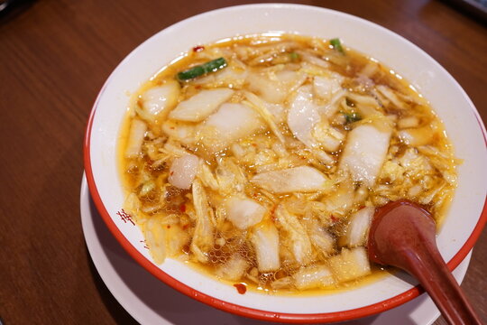 Japanese Food, Tenri Ramen Noodle in Nara, Japan - 日本 奈良 天理ラーメン