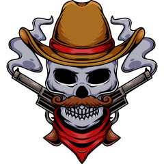 skull skull mascot character