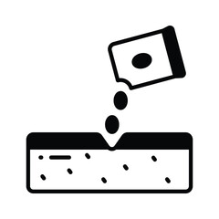 Download this amazing icon of seeding in modern style, isolated on white background