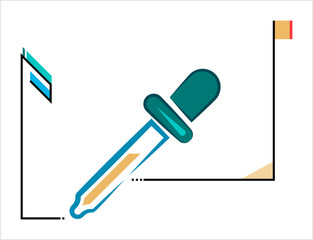 Eye Dropper Icon Creative Stylish M_2305001