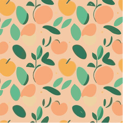 cute simple peach pattern, cartoon, minimal, decorate blankets, carpets, for kids, theme print design
