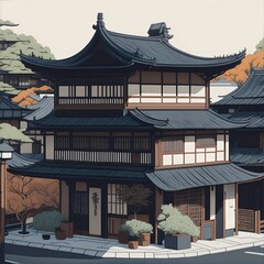 A Traditional building in Kyoto