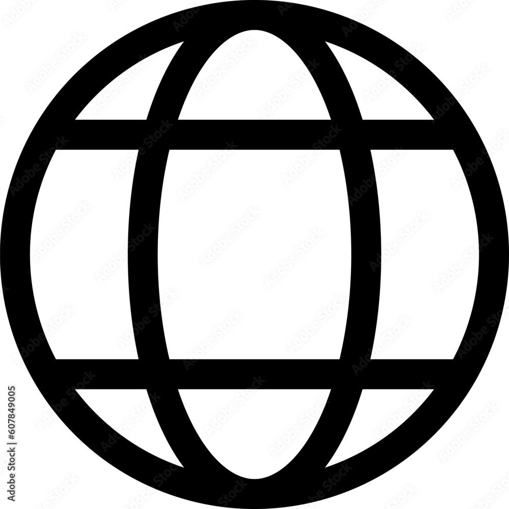 Poster black world globe earth web net map and location sign icon. vector image.