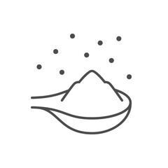 Bulk product line outline icon