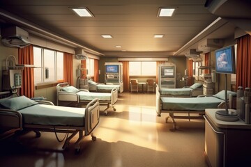 Hospitals and medical centers have a very characteristic professional photography ai generated