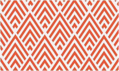 Orange peach abstract chevron vector pattern