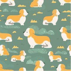 cute simple national dog day pattern, cartoon, minimal, decorate blankets, carpets, for kids, theme print design
