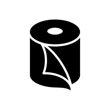 recommend clip art: Tissue roll, toilet paper icon vector
