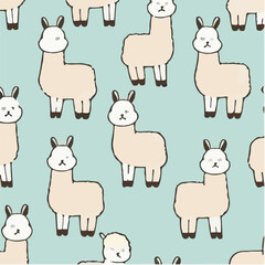 cute simple llama pattern, cartoon, minimal, decorate blankets, carpets, for kids, theme print design
