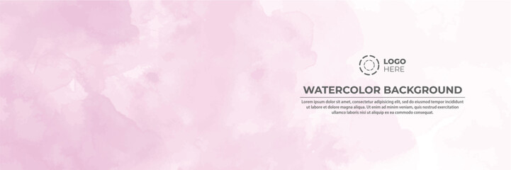 Abstract Water Color  For Banner Background