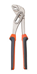 pipe wrench on transparent background. png file