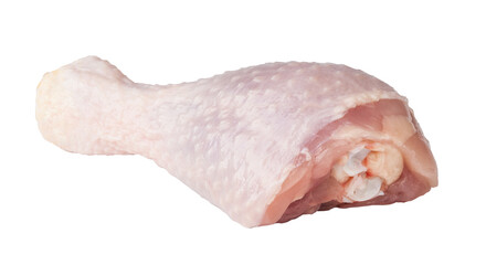 Pieces of raw chicken meat on transparent background. png file