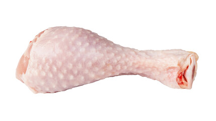 Pieces of raw chicken meat on transparent background. png file