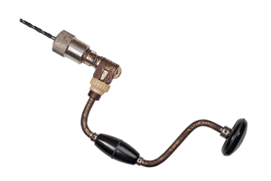 drill brace on transparent background. png file - Powered by Adobe