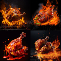  chicken  chicken  wing  grilled chicken  rooster © Omar