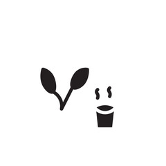 Arden Green Leaf Solid Icon