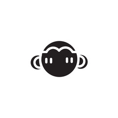 Animal Chinese Monkey Solid Icon