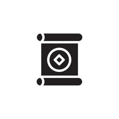 Banner Asian Oriental Solid Icon