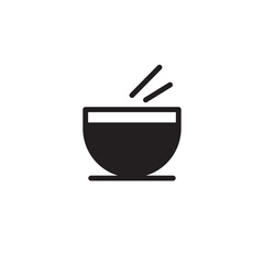 Bowl Chinese Food Solid Icon