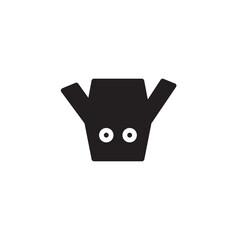 Box Chinese Food Solid Icon