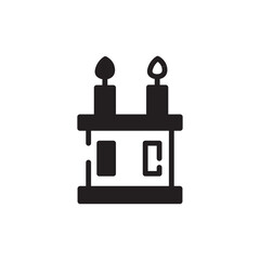 Candle Celebration Chinese Solid Icon