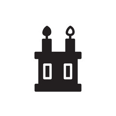 Candle Celebration Chinese Solid Icon