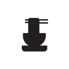 Food Noodle Soup Solid Icon
