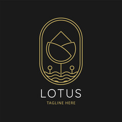 Lotus Logo Design Template.