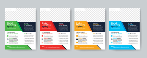 Creative Corporate & Business Flyer Brochure Template Design, abstract business flyer, vector template design. Brochure design, cover, annual report, poster, flyer