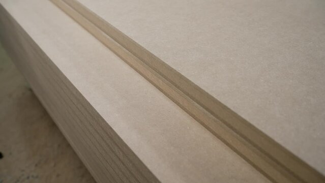 Manufacturing process of wooden doors. Folded door panels. Woodworking and joinery production. furniture manufacture. Joinery.