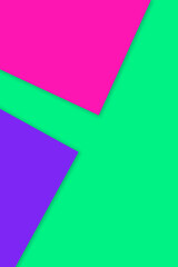 Geometric abstract background with shadow paper cut layers