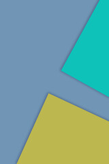 Geometric abstract background with shadow paper cut layers