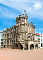 Fototapeta premium Das Duivelshuis, Gebäude aus dem 16. Jahrhundert, Teil des Rathaus in Arnheim, Niederlande