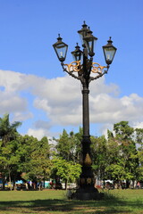 Fototapeta na wymiar Latern Lamp at center of Purworejo, Center Java Indonesia